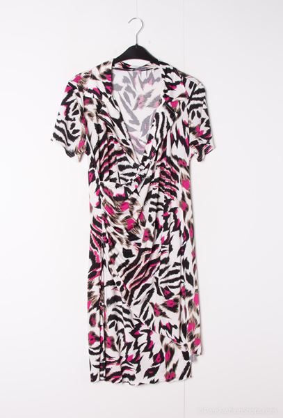 Picture of CURVY GIRL STRAIGHT WRAP OVER DRESS